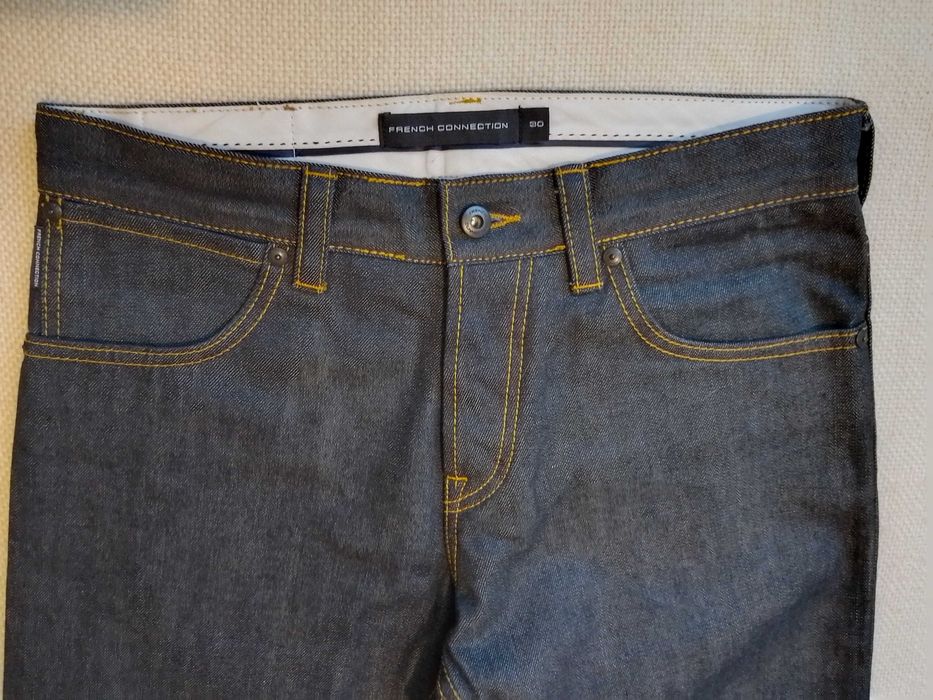 French Connection мужские джинсы selvedge denim W30 (46-48).