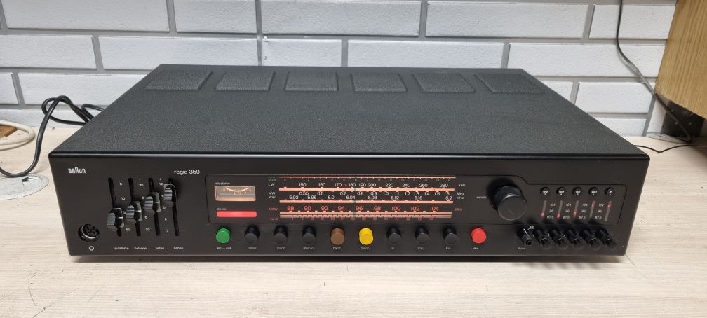 Amplituner BRAUN Regie 350. Hi-fi stereo. Vintage