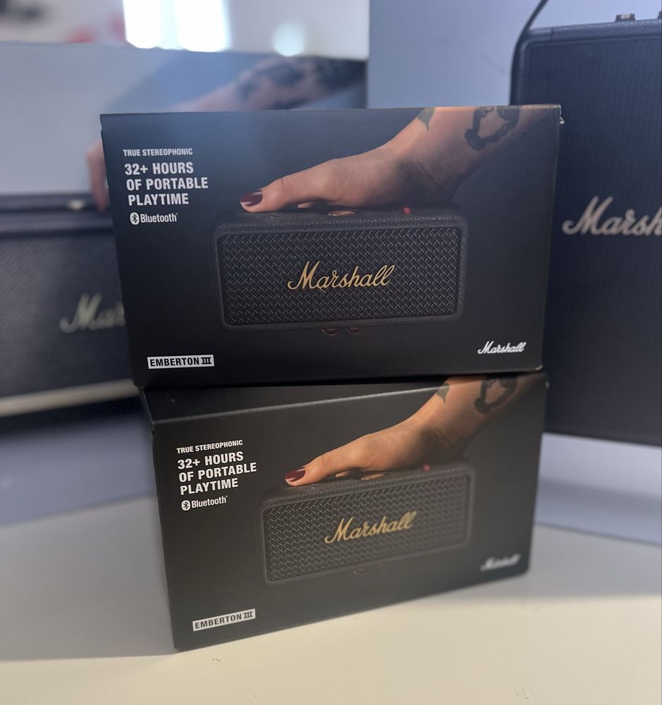 Marshall Emberton 3 black brass оригінал