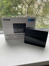 Wi-Fi роутер D-Link Wireless N 150, модем ADSL2+