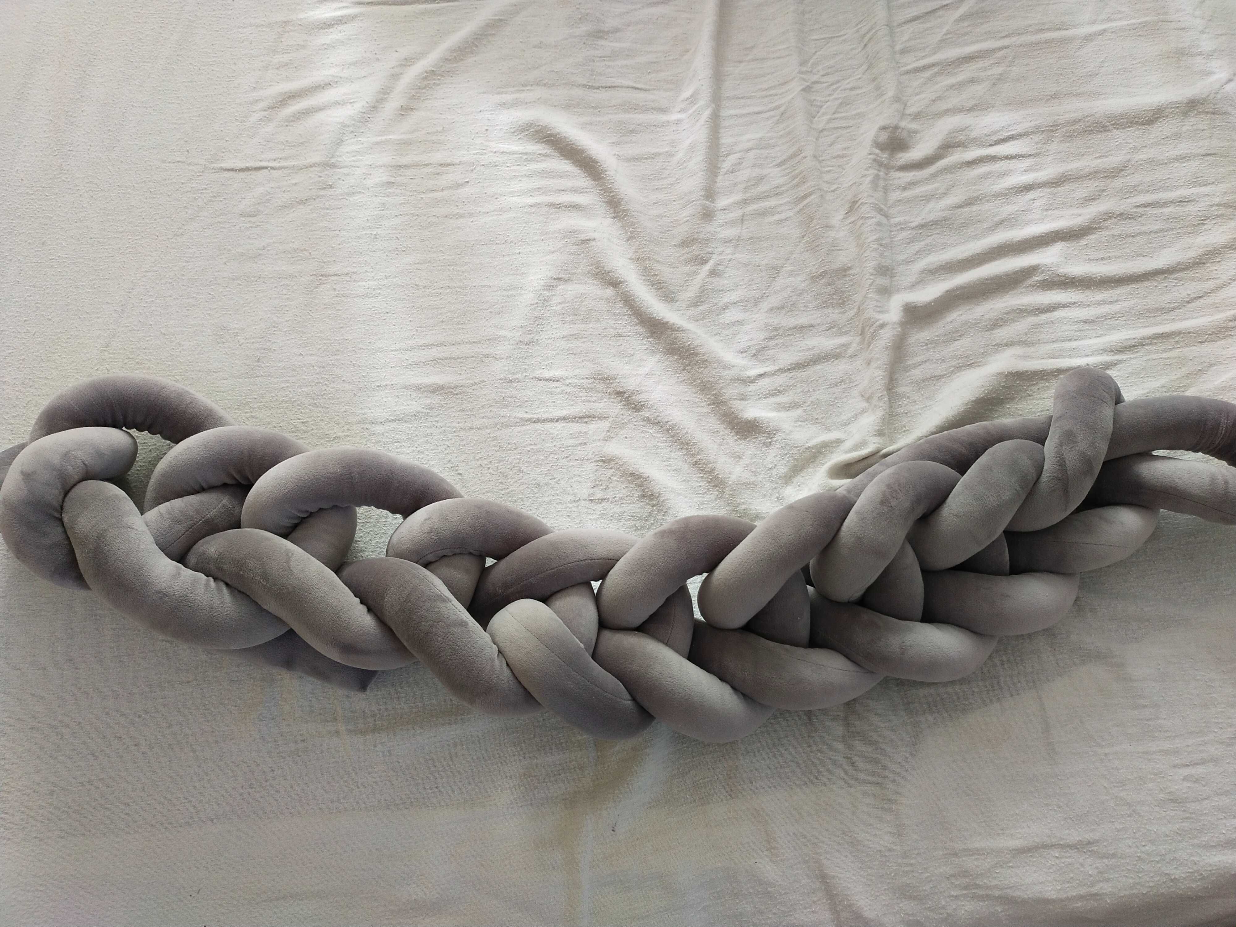 Poduszka dekoracyjna długi wąż 7m