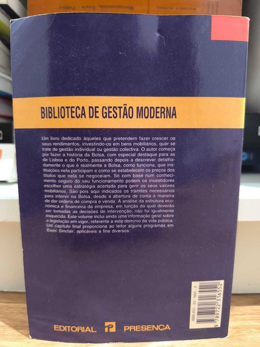 Livro "O Que é a Bolsa?" de Carlos Nabais