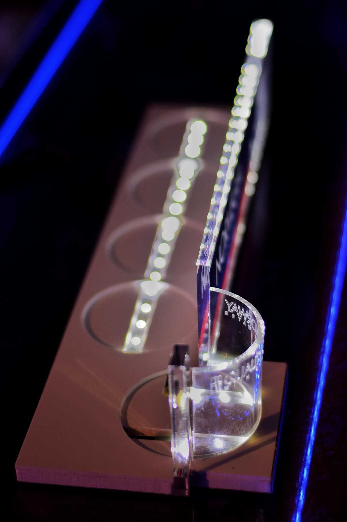 Świecąca reklama Norvegia vodka LED lampka bar