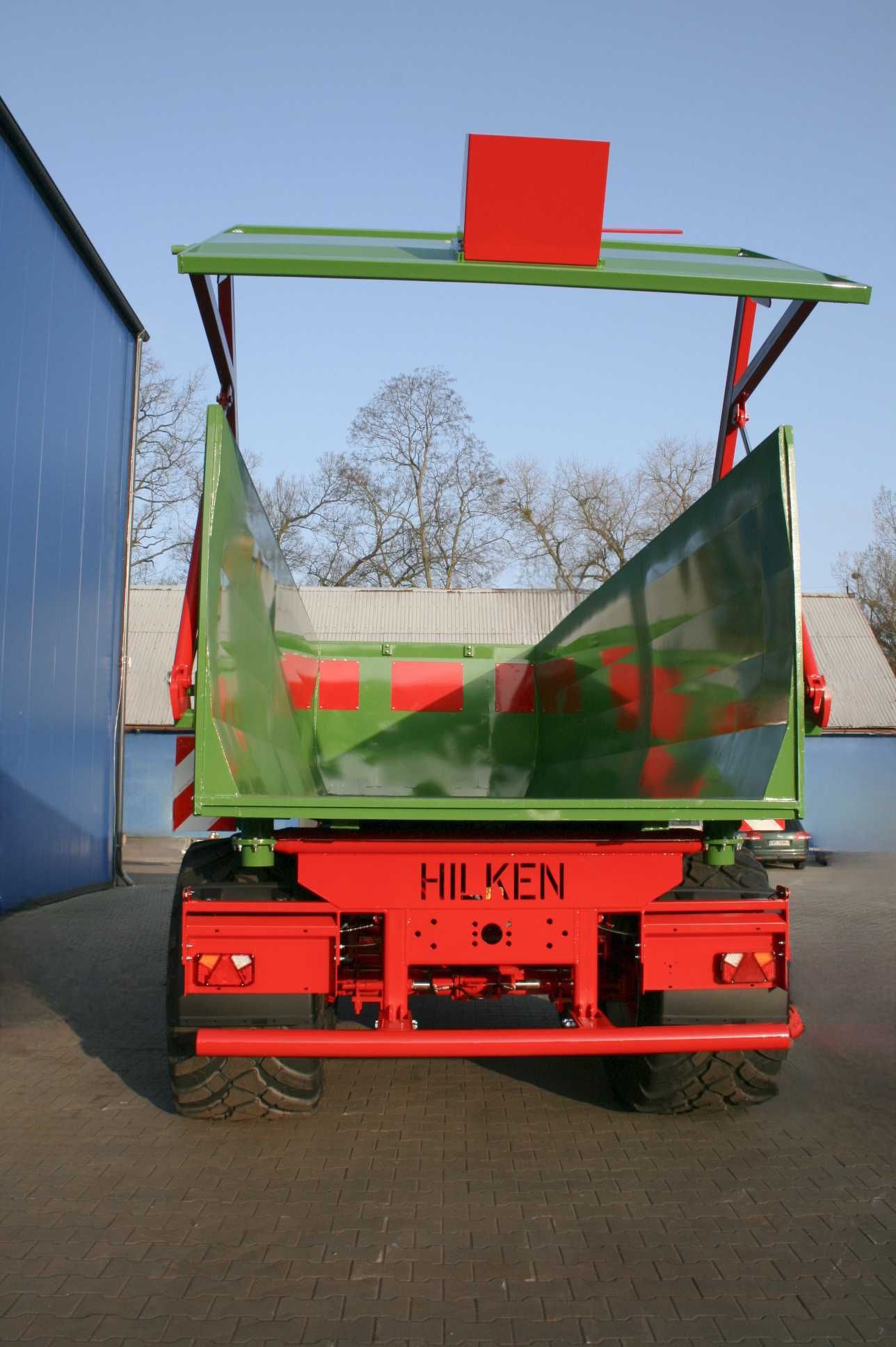 Przyczepa skorupowa MKR6500 od HILKEN Fahrzeugbau,koła 560/60R22,5