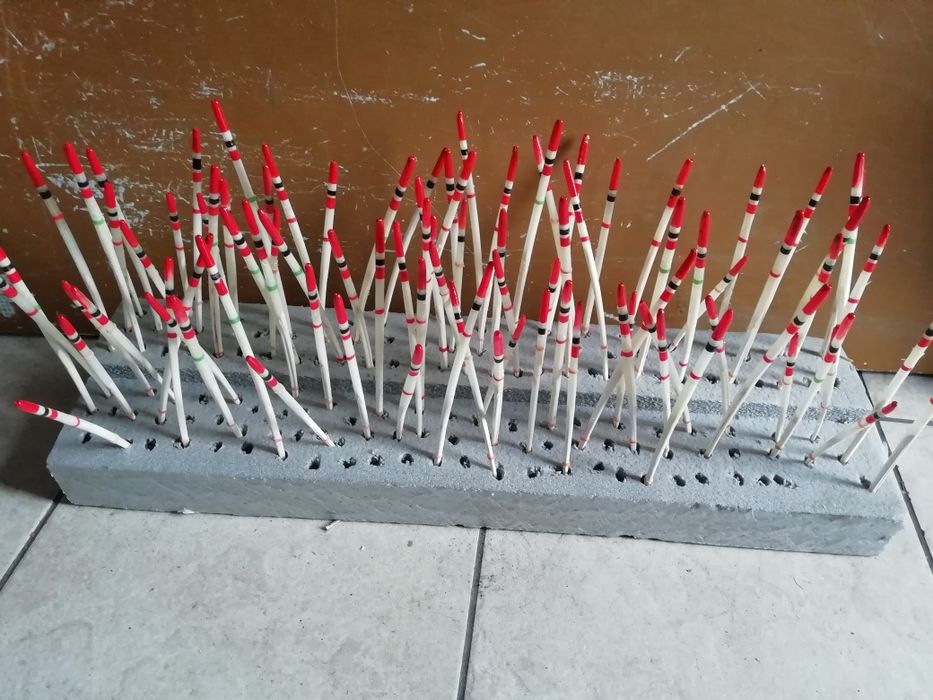 Spławiki z gęsiego pióra i lipy