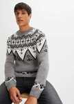 B.P.C sweter męski w norweski wzór r.3XL