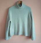 Sweter h&m S miętowy zima ciepły miły