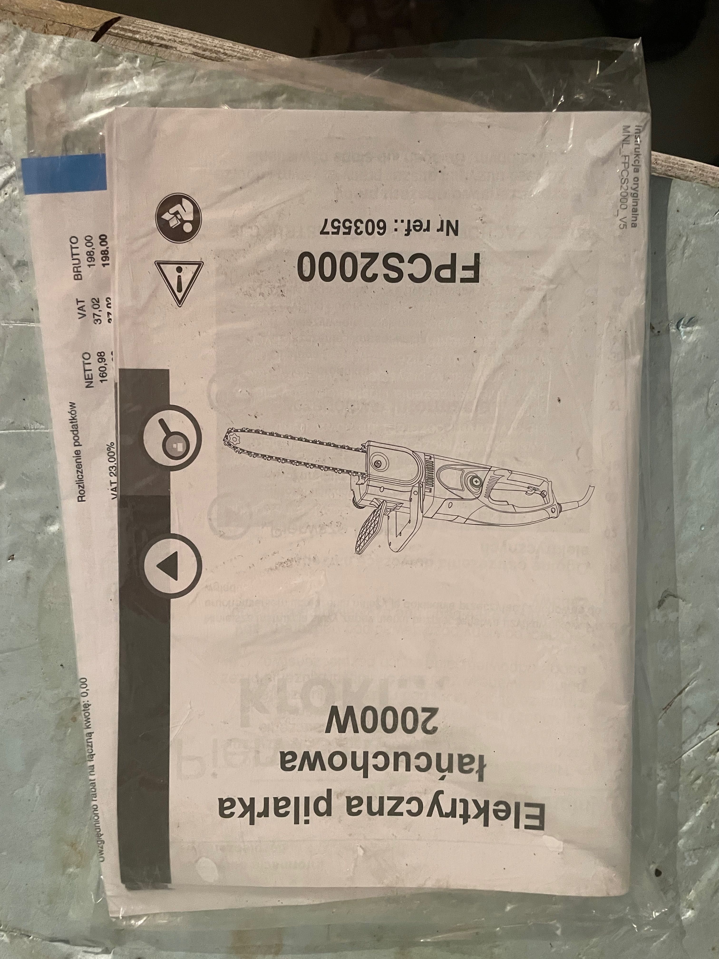 Elektryczna lancuchowa pilarka FPCS2000
