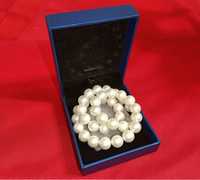 Nowy srebrny Naszyjnik z perłami srebro 925 - Na prezent
