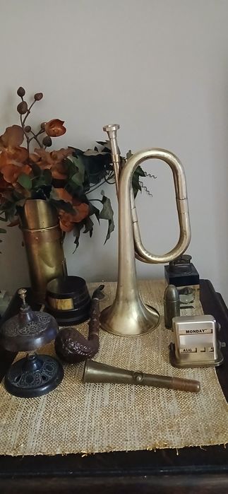 Mosiężna trąbka sygnalowa