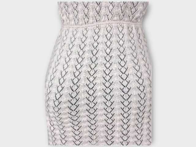 Śliczna sukienka ażurowa Popin S/M pudrowy róż lato boho