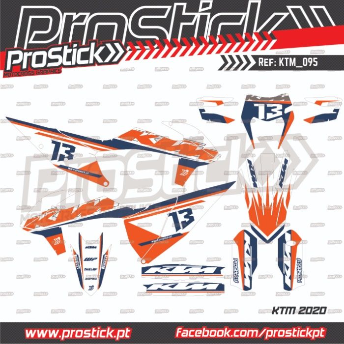 kit Autocolantes KTM EXC SXF 2020