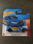 2018 Honda Civic Type R blue Then and Now Hot Wheels 2025