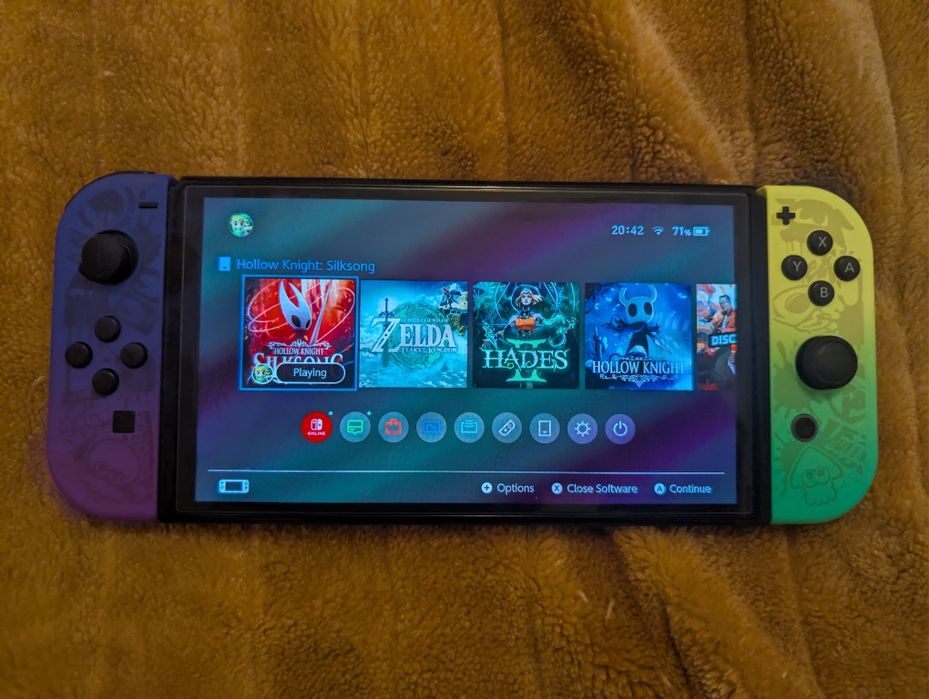 Nintendo switch oled Splatoon edition