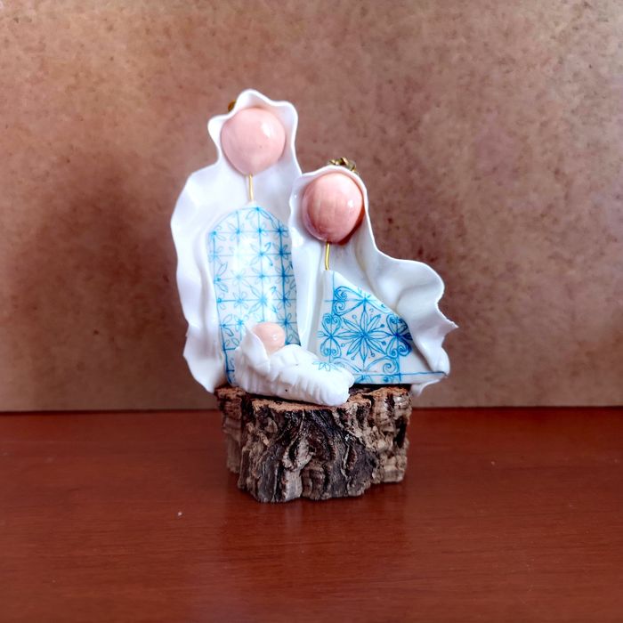 Presépio de coleção artesanal