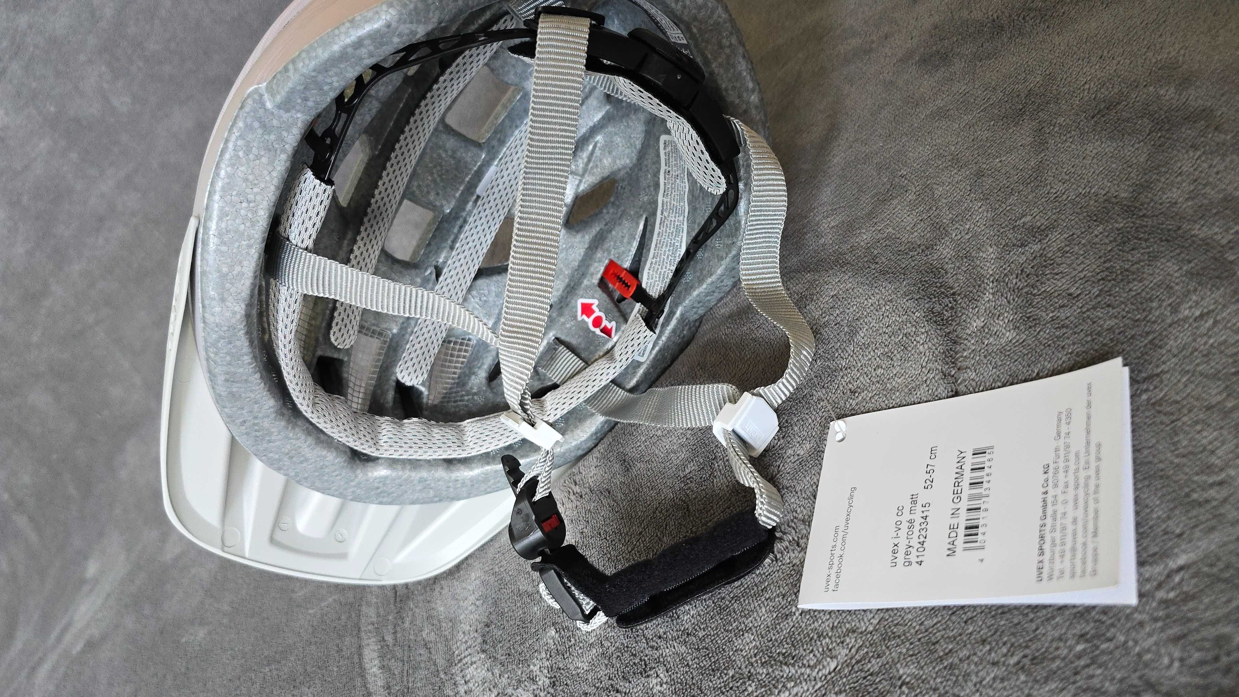 Kask rowerowy mtb UVEX I-VO CC grey rose matt rozm 52-57cm