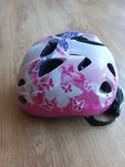 Kask dziecięcy rowerowy z motylkami