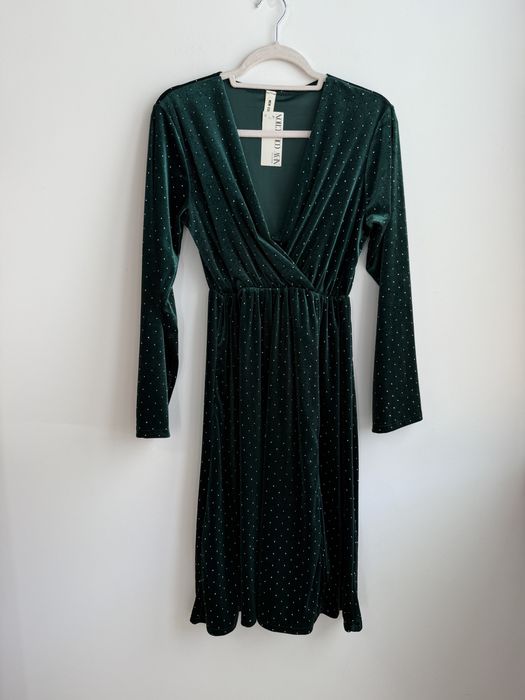 Sukienka damska welurowa r.uniwersalny