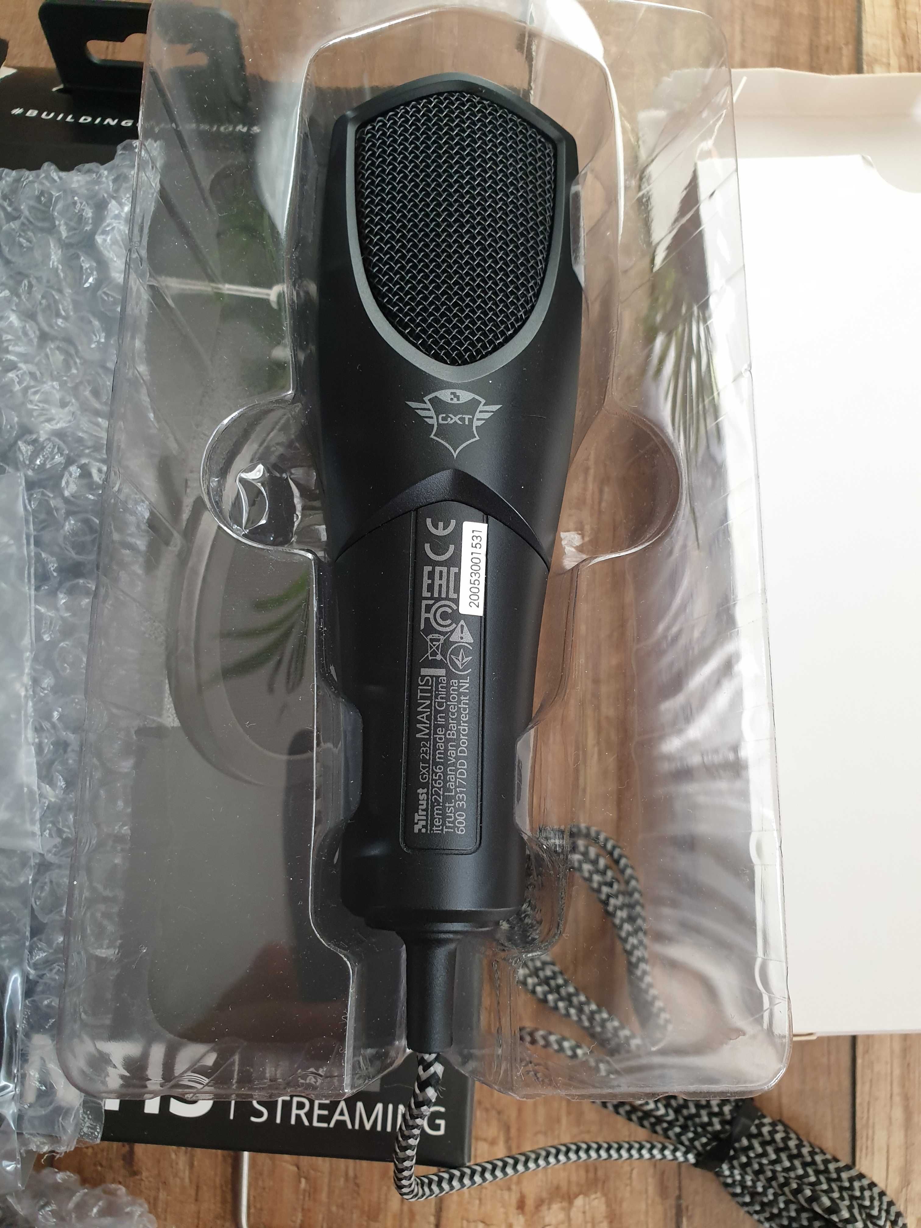 Mikrofon Trust GXT 232 - Streaming, Granie, Podcasty itd. Jak nowy !