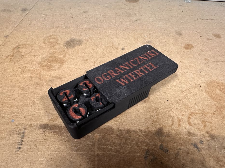 Uniwersalne ograniczniki głębokości wiercenia 2mm-9mm Drukowane 3D