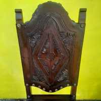 Cadeiras em couro vintage