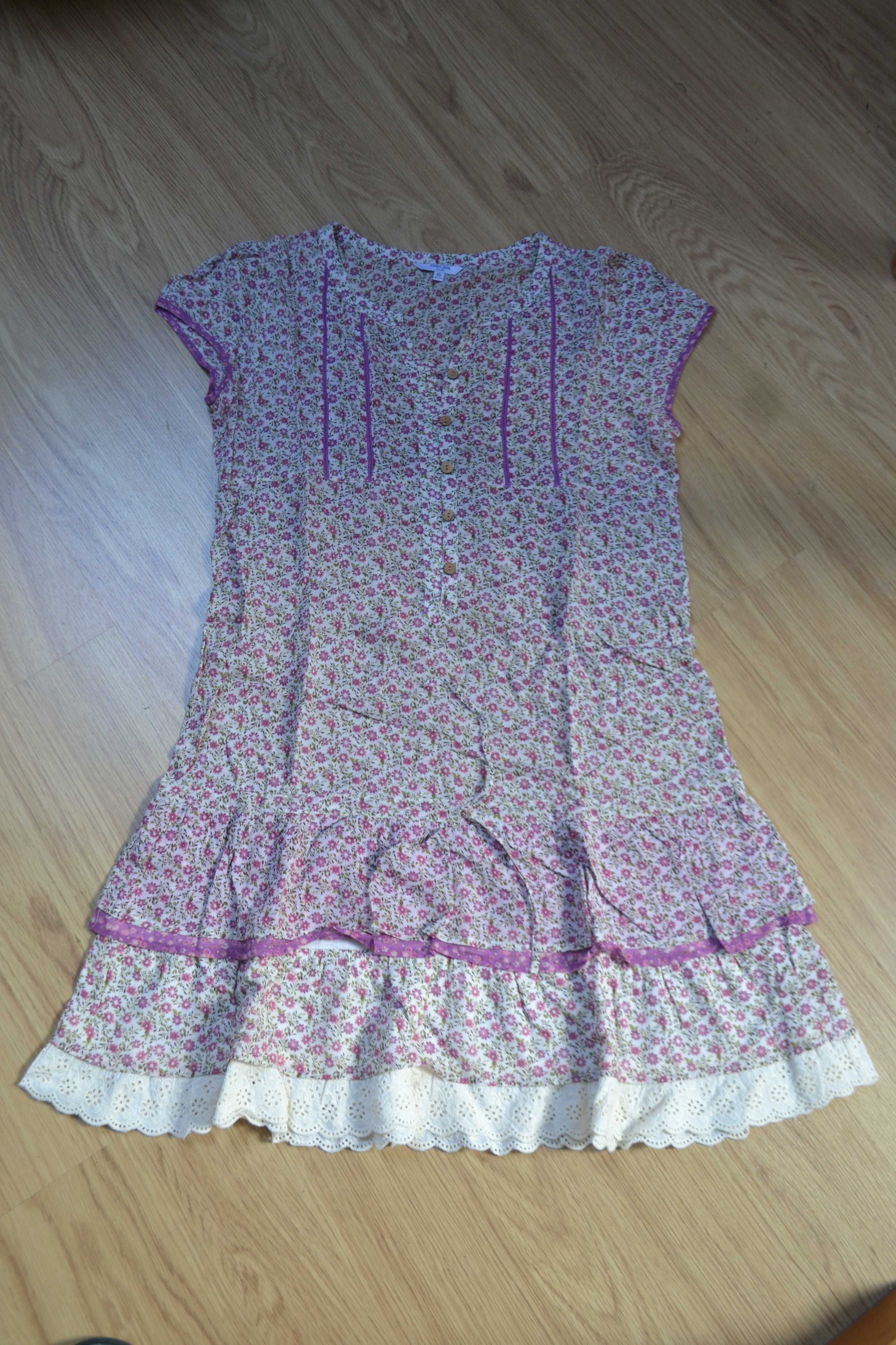 Lindo vestido com padrão floral, 13/14 anos (167 cm), MAYORAL.