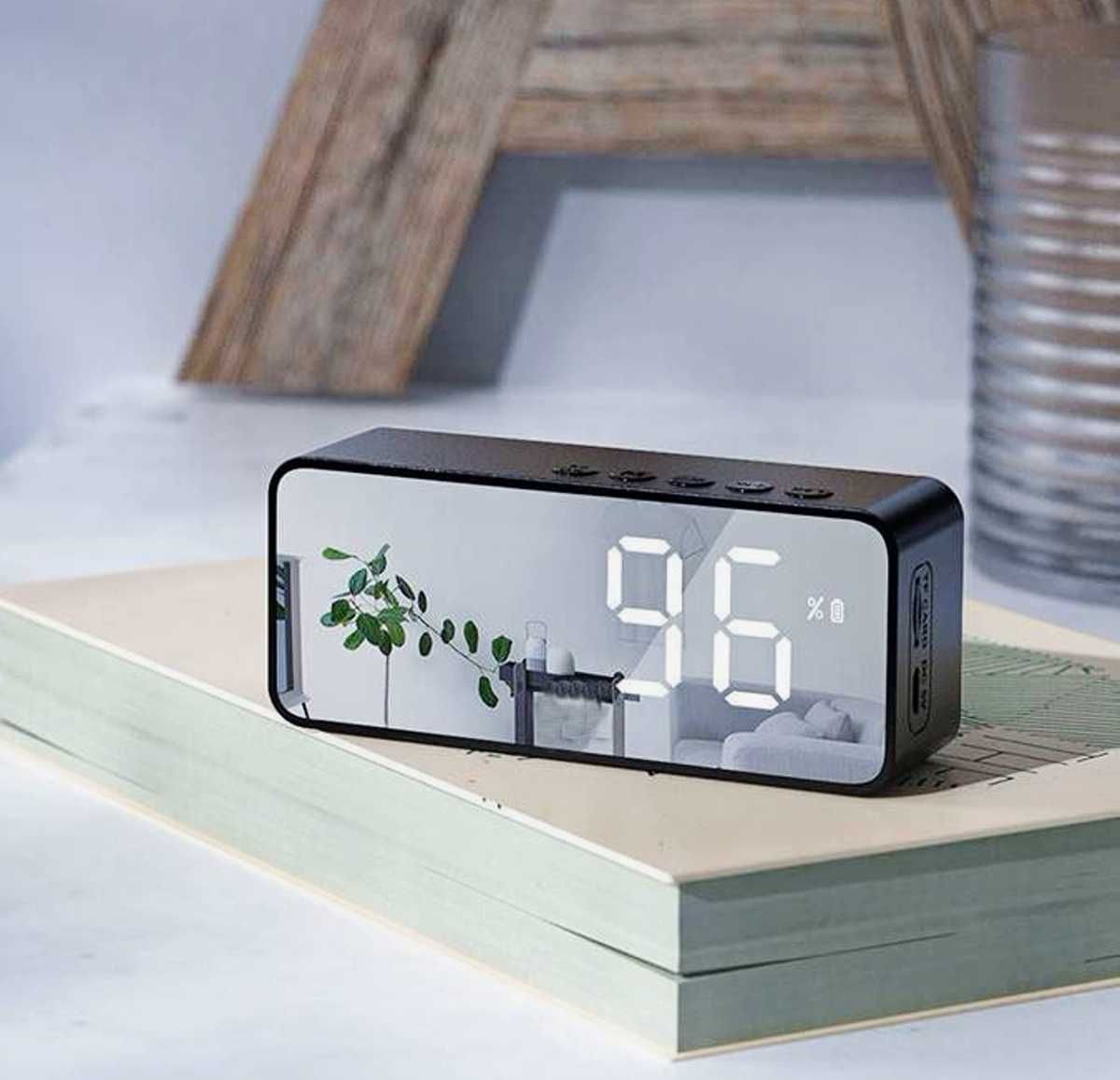 Крутые прикроватные часы, с будильником - колонка Bluetooth 5.0