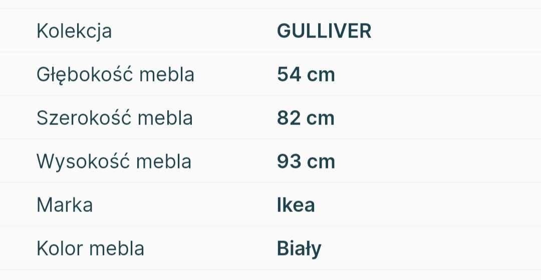 Przewijak Ikea gulliver