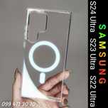 Прозорий чохол MagSafe Samsung S24 Ultra 23 Ultra чехол прозрачный FE