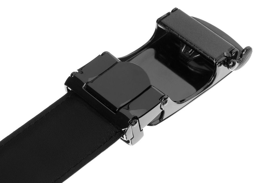 męski pasek biznesowy z elegancką klamrą automatyczną - peterson 115