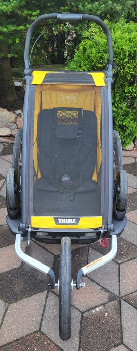 Przyczepka rowerowa Thule Chariot Sport 1 yellow  2022 r. jak nowa.