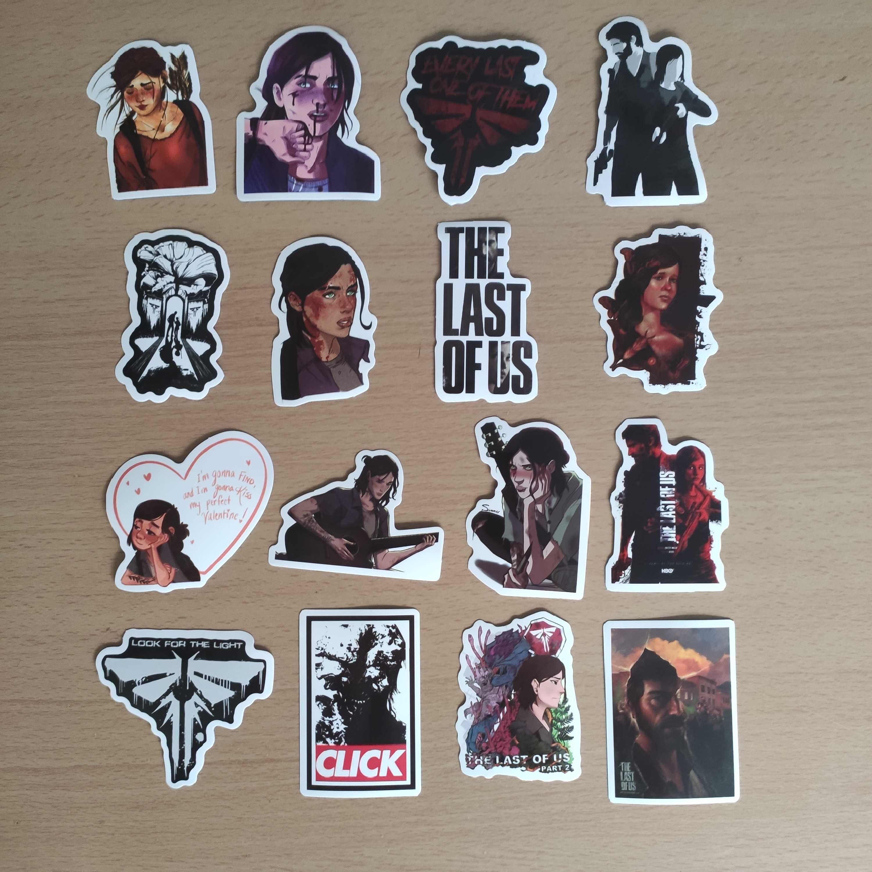 50 Autocolantes The Last Of Us Stickers