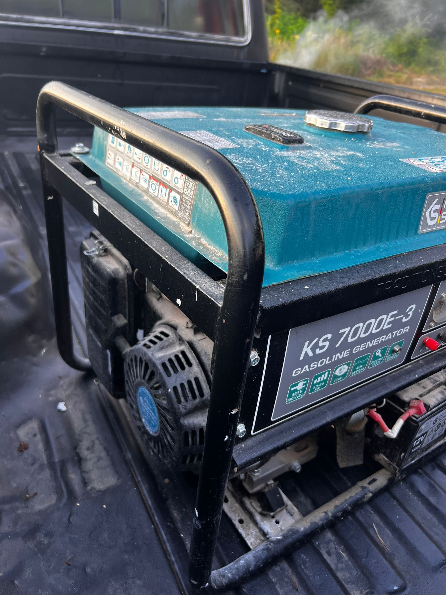 Agregat prądotwòrczy, Könner Söhnen KS 7000E-3, Śiła i 220 V; E-start