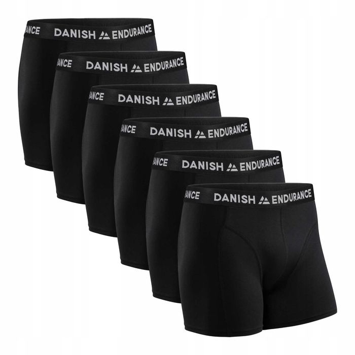 DANISH ENDURANCE Bokserki Męskie Bawełniane Premium 6-pak Rozm.  L