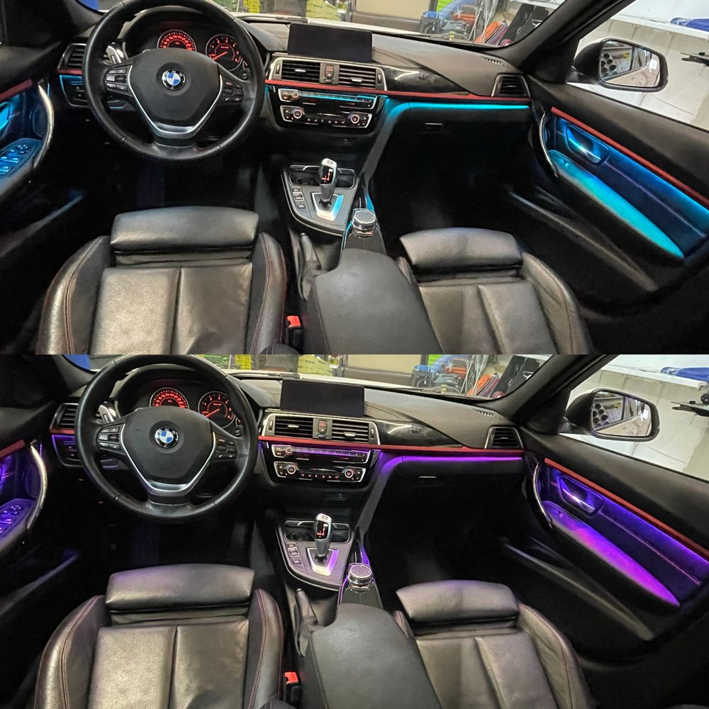 FULL RGB Ambient Light BMW F30/F31/F80 подсветка салона/рамка/торпедо