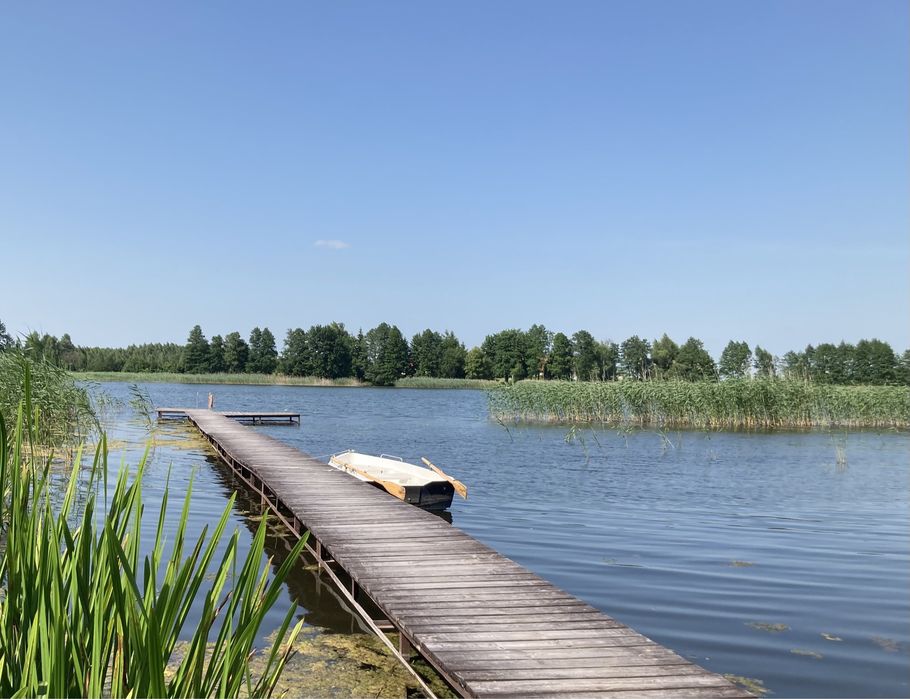 Domki nad jeziorem Domek Mazury Noclegi Mazurach Własna Linia brzegowa