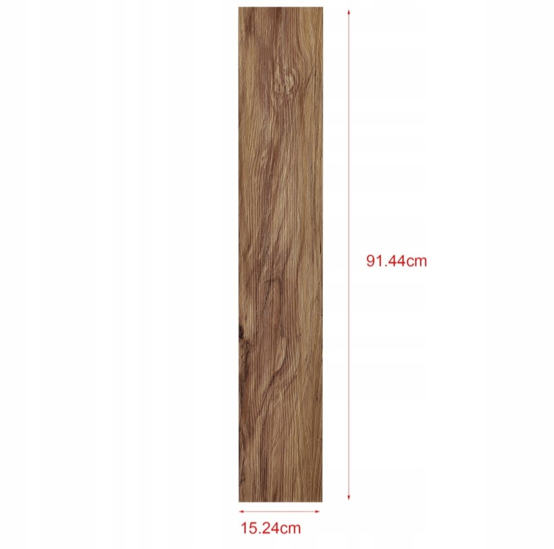 Panele Winylowe Podłogowe Ścienne Samoprzylepne PCV 0,97m² Dąb Ciepły