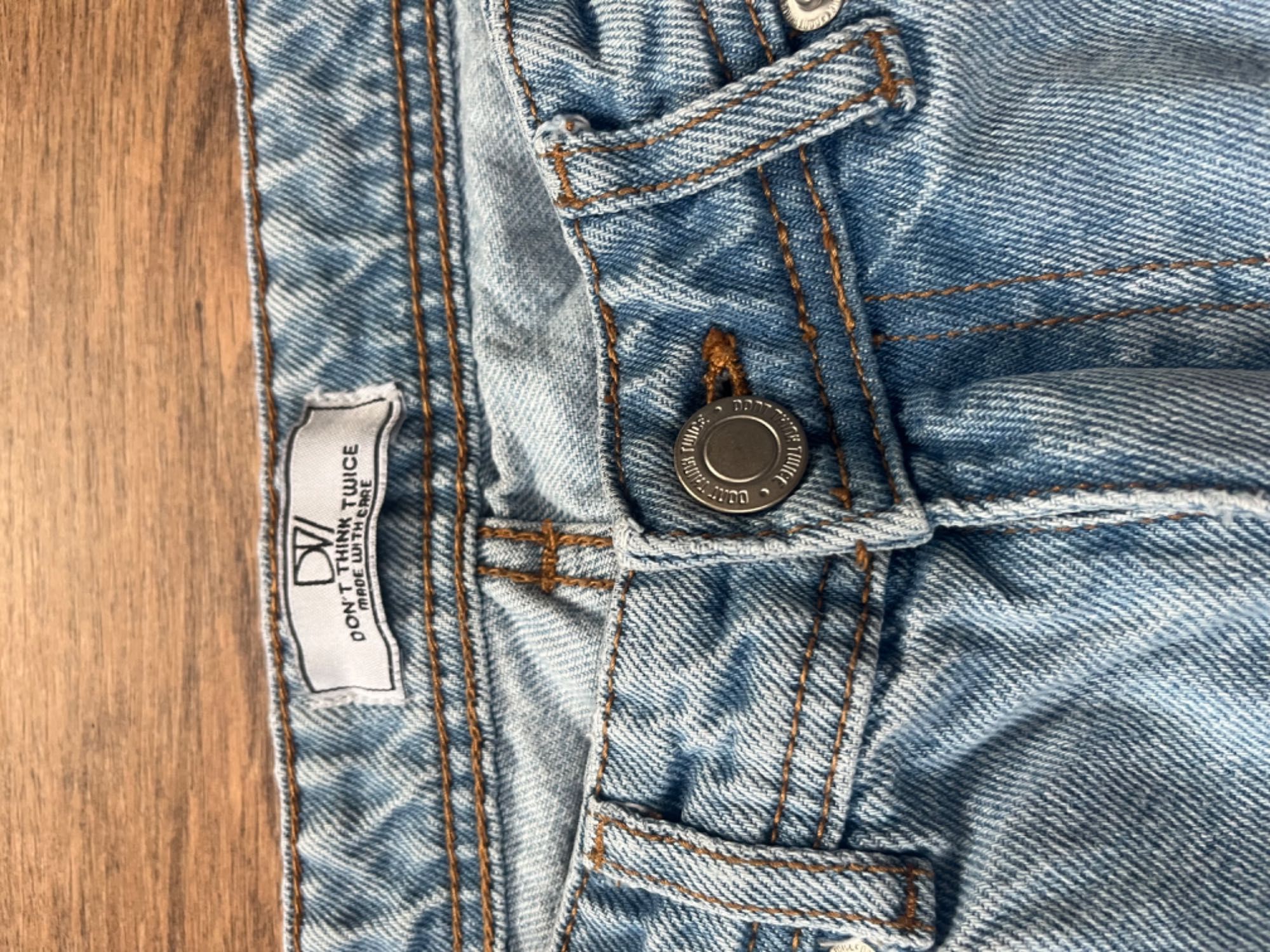 Spodnie mom fit 100% bawełna