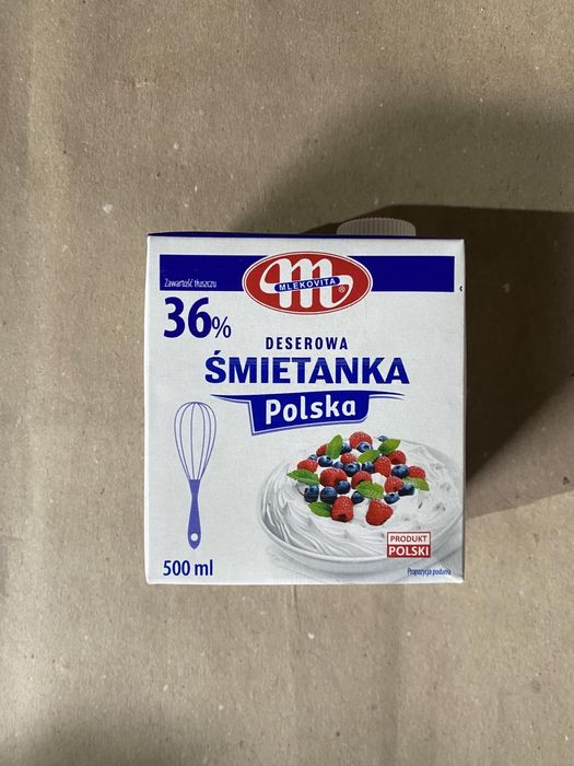 Вершки 0,5л 12%, 18%,  30%, 36%