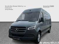Mercedes-Benz Sprinter  FV23%, Distronic, Kamera Cofania, MBUX, Nawigacja, Alufelgi,9-G Tronic