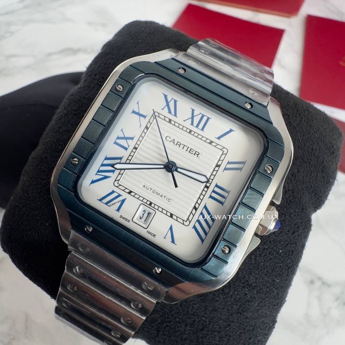 Чоловічий годинник Cartier Santos часы