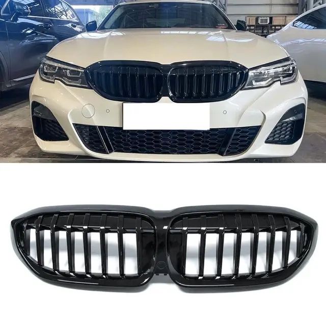 Ноздрі решітки радіатора BMW 3 G20 G21 G28 Diamond Black чорні