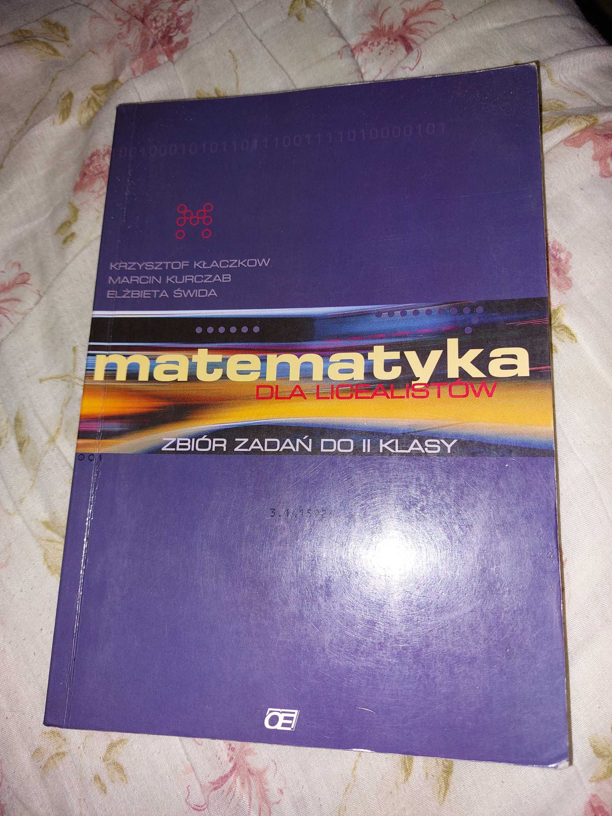 Matematyka Zbiór Zadań II Klasa Liceum