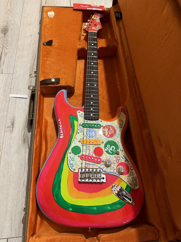 Nowa unikatowa gitara Fender Harrison Rocky Stratocaster gitara Luxona