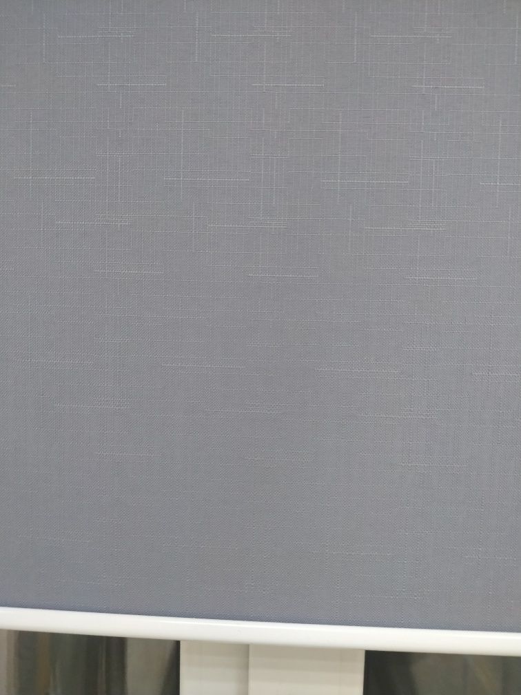 Тканинний ролет льон сірий 150×200