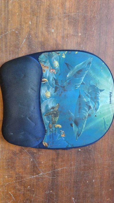 Килимок для миші з подушкою під зап'ястя Fellowes