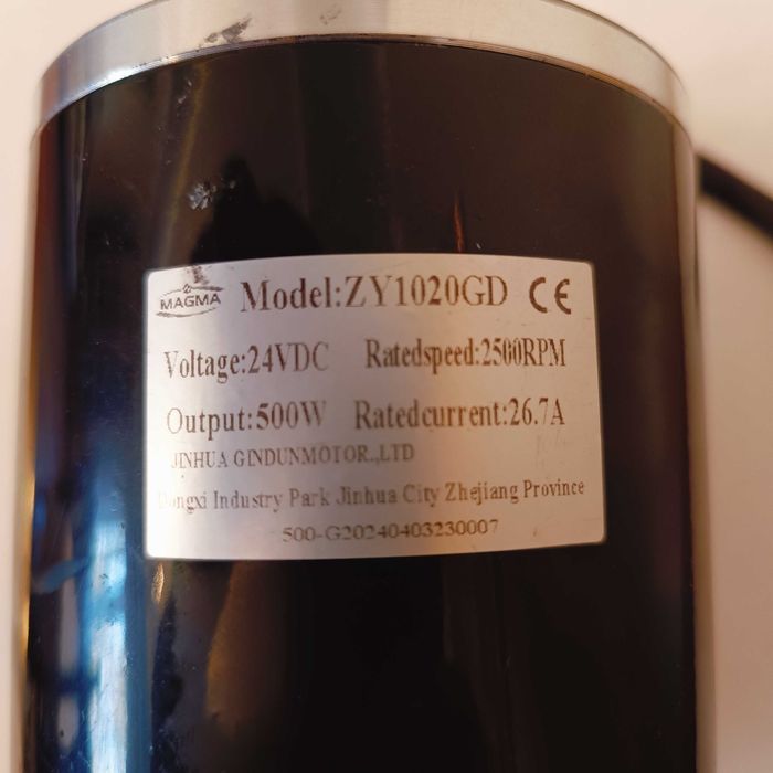 Silnik szczotkowy 1020GD 24V 500W marki MAGMA