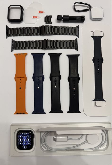 Apple Watch SE 2 44mm, czarny, Gps + Lte, gwarancja
