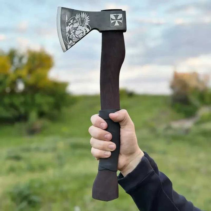 Сокира ручної роботи Польський Гусар сталь У8ГА TR5 Топор подарочный