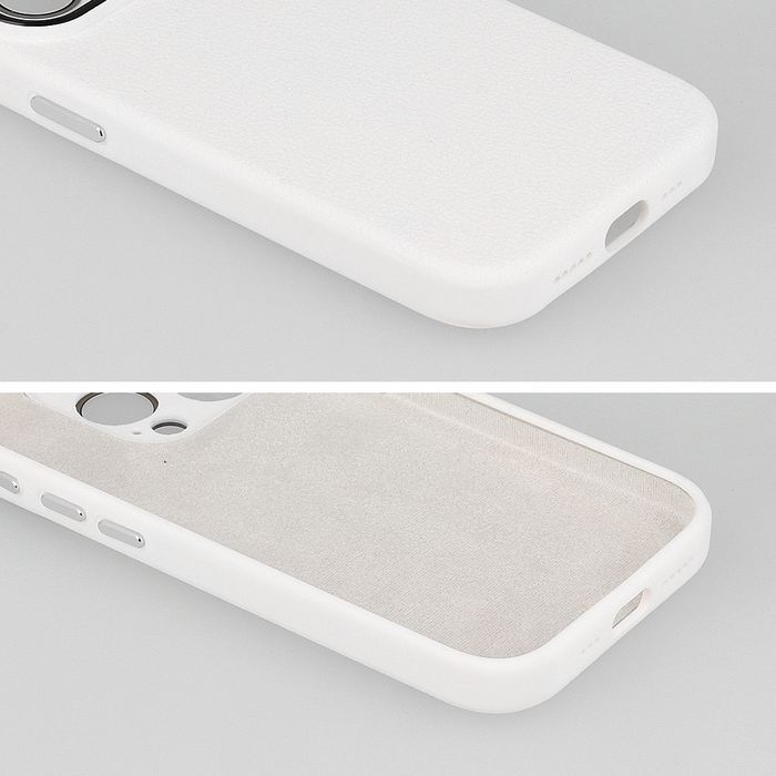 Tel Protect Lichi Soft Case Do Iphone 15 Biały